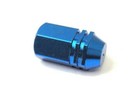 Bike Car Bicycle Tire Valve Cap Aluminum Andozined Blue