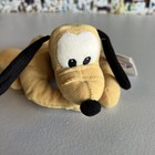Vintage The Disney Store Mini Bean Bag Plush - Pluto  8 Inch  - W tag