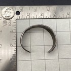 Vintage Navajo Arrow Whirling Log Hand Stampwork Silver Bracelet Cuff 6-5 8 