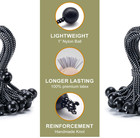 30 Pack Ball Bungee Cord  6 Inch Heavy Duty Bungie Cord Balls Canopy Tarp Tie Do