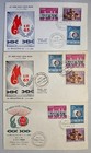 South Vietnam Fdc Scott   244-46 November Revolution 1964  Set Of 10