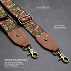 Purse Strap  2cowhide Head Wide Shoulder Strap Adjustable Replacement retro