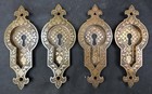 1870s Eastlake Victorian Corbin Double Pocket Door Sliding Door Set