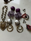 Lot Of Vintage Costume Jewelry  little Girl Dress-up Fun     Some Broken Clasps