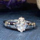 Claddagh Ring Irish Ireland Gift Ladies Promise Love Ring 925