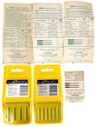 6 Packs Nos Vintage Singer Sewing Machine Needles Red Yellow Band Craft Usa