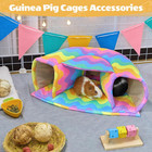 Guinea Pig Hideout - Large Cozy Bed  Warm House  Washable Tunnel Accessories 