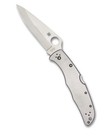 Spyderco Endura 4 Folding Knife C10p Plainedge Vg10 Blade Stainless Steel Handle