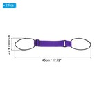 Luggage Straps Bag Bungee  2 Pcs Suitcase Straps Adjustable Belt  Purple