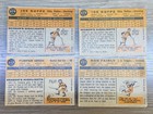 Lot Of 4 1960 Topps All Star Rookie Cards Green  Koppe  Fairly