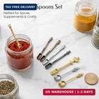 8 Pcs Mini Spoons   Tiny Metal Shovels For Home Kitchen  Small Scoops For Spices