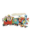 Vintage 60s Walt Disney Character Train Kids Wall D  cor Bedroom Nursery