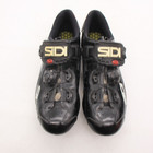 Sidi Wire Carbon Men s Size Eu 40 Road Cycling Shoes  Gloss Black grey 