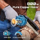 6  Cordless Mini Chainsaw  Handheld W battery  Wood Cutting Gift