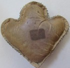 Old Native Iroquois American Indian Beaded Pin Cushion 6 1 2  X 7  Wide    g 