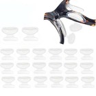 10 Pairs Butterfly   shape Silicone Soft Anti   slip Eyeglasses Nose Pads Eyewear
