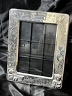 Vintage Baby Birth Record Silver Plated Picture Frame 5x7 Photo Not Engraved
