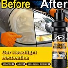 120ml Car Headlight Lens Restoration Repair Kit Polishing Cleaner Cleaning Tool