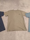 First Lite Logo Cotton Ss T Shirts Lot Of 3 Medium Navy Olive Light Blue