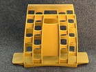 Vintage Retro Atomic Napkin Holder Gold Plastic Geometric Mcm Mid Century Modern