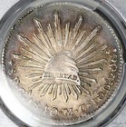 1840-ga Pcgs Au Mexico 8 Reales Guadalajara Cap Rays Rare Silver Co  25040603d 