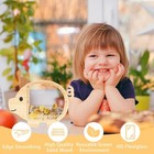 Large Wooden Piggy Bank For Kids  Cute Piggy Bank For Boys And Girls  Unbreak   