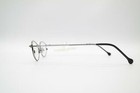 Vintage Explosive 012 Silver Copper Metallic Square Glasses Frame Nos