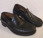 Johnston   Murphy Aristocraft 9d Black Leather Dress Shoes Made In Usa