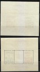 Croatia 1942 Mnh Block 1 Block 2 Sc B11-b12 Aviation Exposition Of Zagreb    