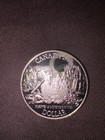           1989 Canada Fleuve Mackenzie River Silver Proof Dollar Coin