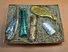 Vintage 1950 s Albert Chocolate Candy Shaving Set Unused Nos Mallins Wildwood Nj