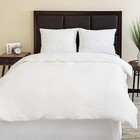 Superity Linen 100  Cotton Button Closure Duvet Cover White