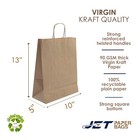 Brown Kraft Medium Shopping Bag 10x5x13h - Twisted Handles - Eco-friendly