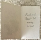 Unused Christmas Victorian Stagecoach Delivery Vtg Greeting Card 1950s 1960s