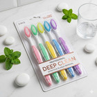 Soft Bristle Toothbrush 5 Pack - Deep Clean Manual Toothbrushes Multi-colour