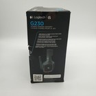 Logitech G230 Black And Red Over The Ear Gaming Headset