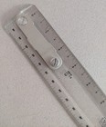 Vemco Plastic   Metal Drafting Machine 9p-2 Scale Ruler  Inch 1 4  1 1  1 2  32
