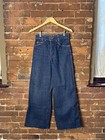 1970 s Ladies San Francisco Riding Gear Blue Denim Wide Leg Jeans Western