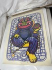 Creepy Co My Pet Monster Art Print 1980s Retro Horror Lowbrow Screen 24x18 Rare