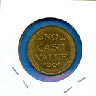 Car Wash No Cash Value Coin 1  Token  47