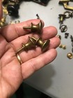 Rare 19th Century Stlye Solid Brass Small Federal Style Original Knobs Per Knob