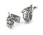 Entangled Wires Ring Adjustable Antique Silver Plated Brass 7us-9us Size 4280