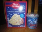 Pillsbury Funfetti Happy 250th Birthday America Cake Mix Frosting Set flag Blue