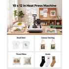Uimoso 12 X 10 In Heat Press Machine For T-shirts And Bags Sublimation