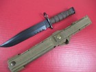 Usmc Marine Corps Issued Okc 3s Rifle Bayonet   Scabbard - Very Nice  2