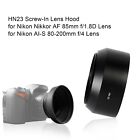 Hn23 Screw-in Lens Hood For Nikon Nikkor Af 85mm F 1 8d   Ai-s 80-200mm F 4 Lens