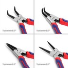 Workpro 4pcs 7  Snap Ring Pliers Set Heavy Duty Internal external Circlip Pliers