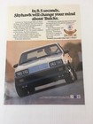 1984 Buick Skyhawk Vintage Car Automobile Print Advertisement 8 X 10 75
