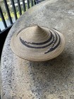 African Coil Weave Small Covered Basket Bowl