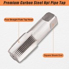 5-piece Npt Pipe Tap Set  Professional Taps Precision Threading    